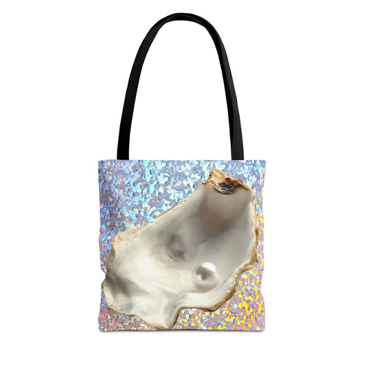 Disco White Freshwater Pearl & Shell Tote Bag - 3 Sizes