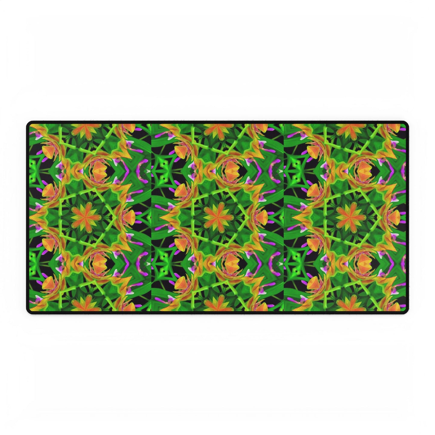 Copy of Desk Mats, Yellow Orchid Kaleidoscope, 3 sizes