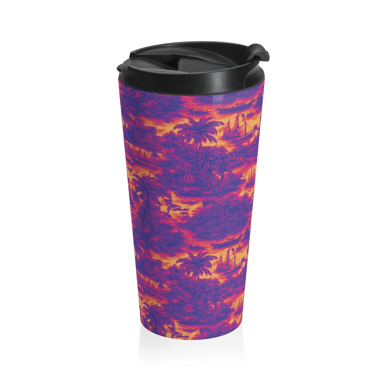 15 oz. Stainless Steel Travel Mug / Tropical Voyage Heatwave