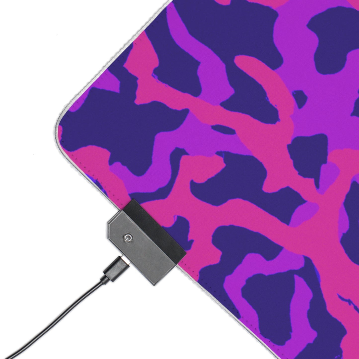 LED Gaming Mouse Pad With Vibrant RGB Lighting, 4 Sizes / Coral Threads, Heatwave