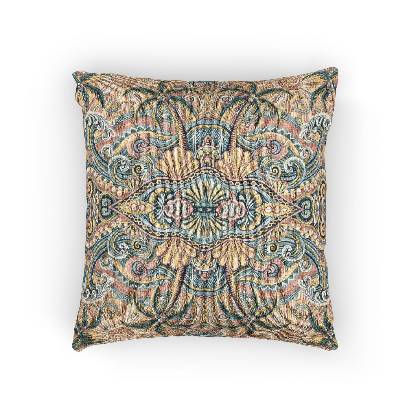 Woven Pillow, 17"W x 18"L - Kaleido Bay