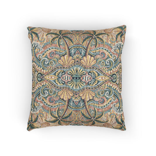 Woven Pillow, 17"W x 18"L - Kaleido Bay