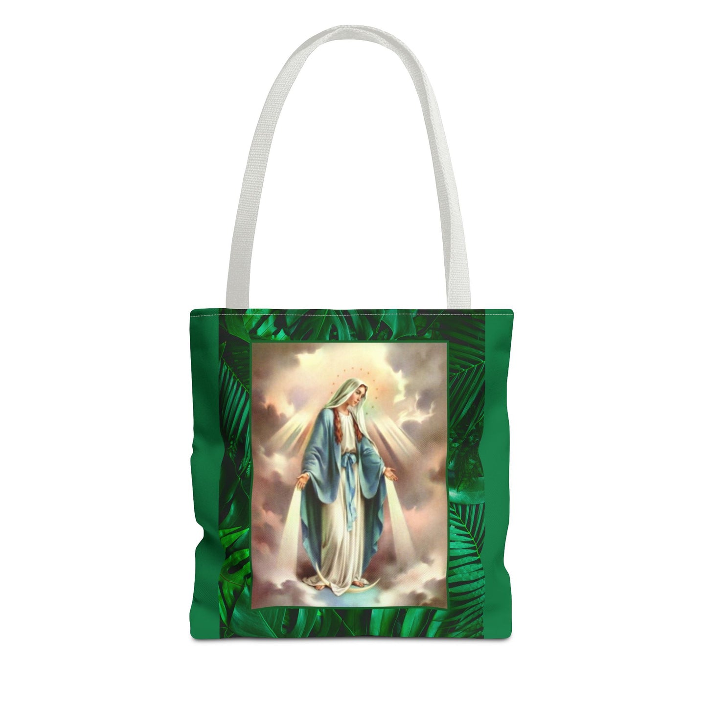 Religious Our Lady of Grace Tropical Tote Bag - 3 Sizes