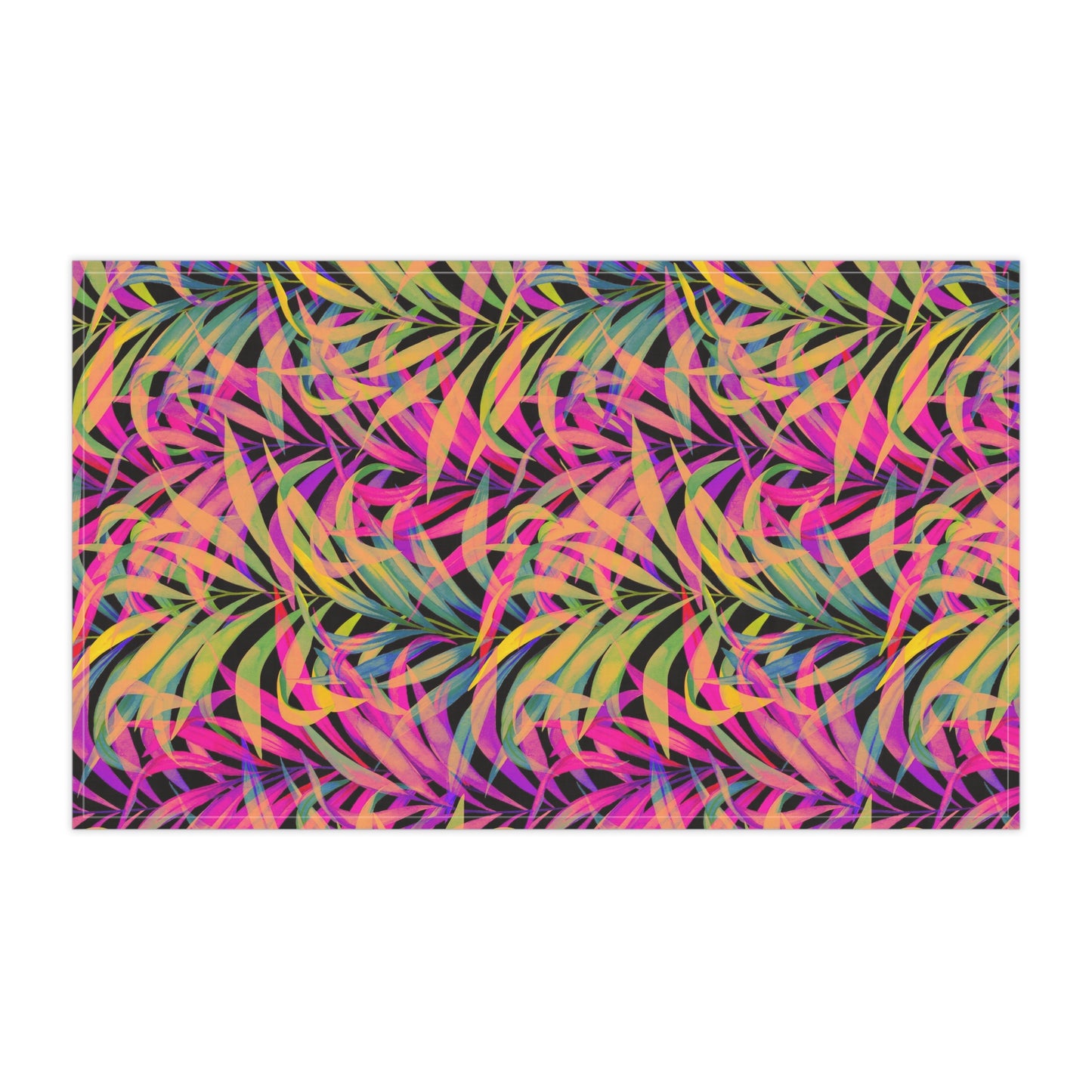 Tea Towels (cotton, poly) - Rainbow Fronds