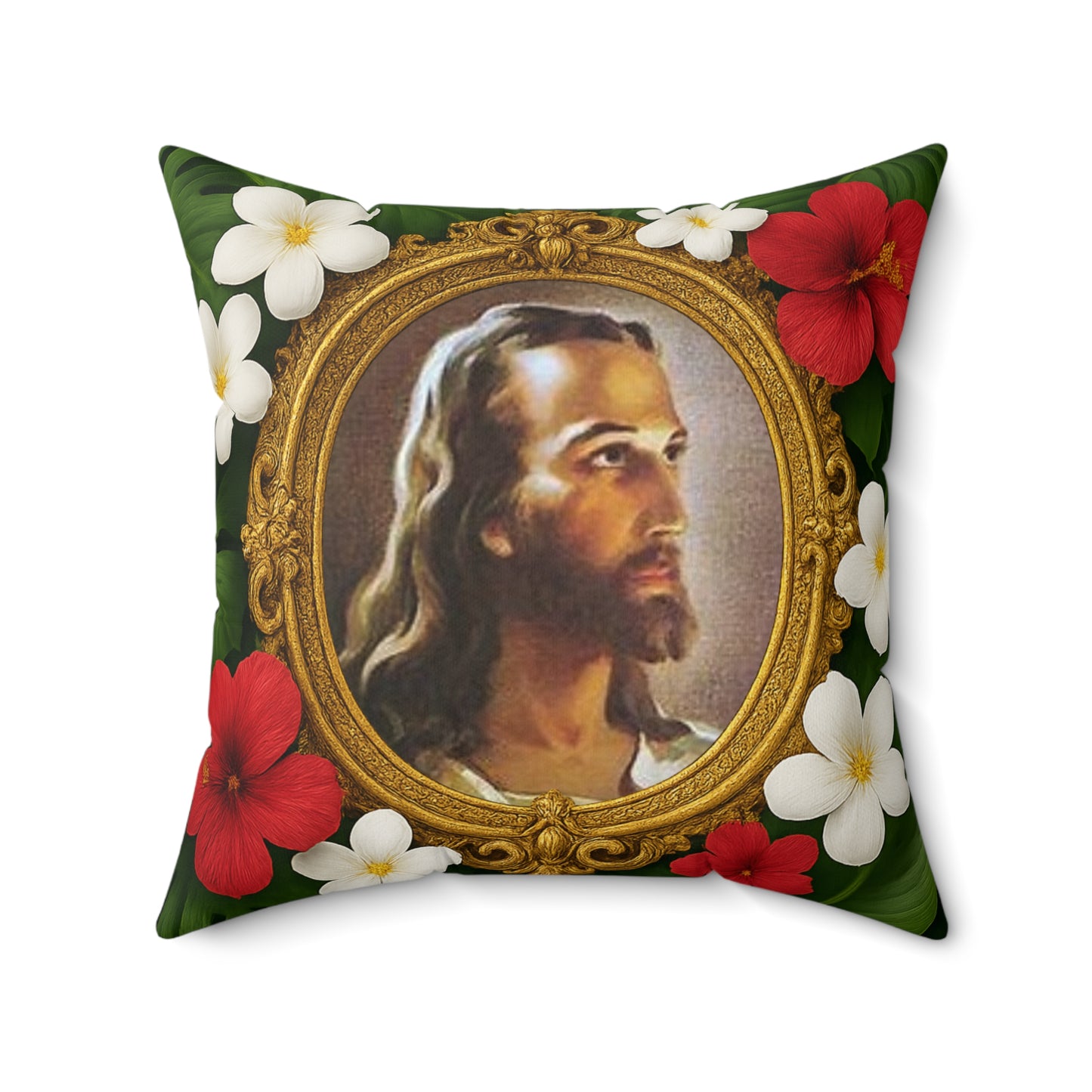 Religious Decorative Pillow - Accent Cushion, 4 Sizes / Head of Christ