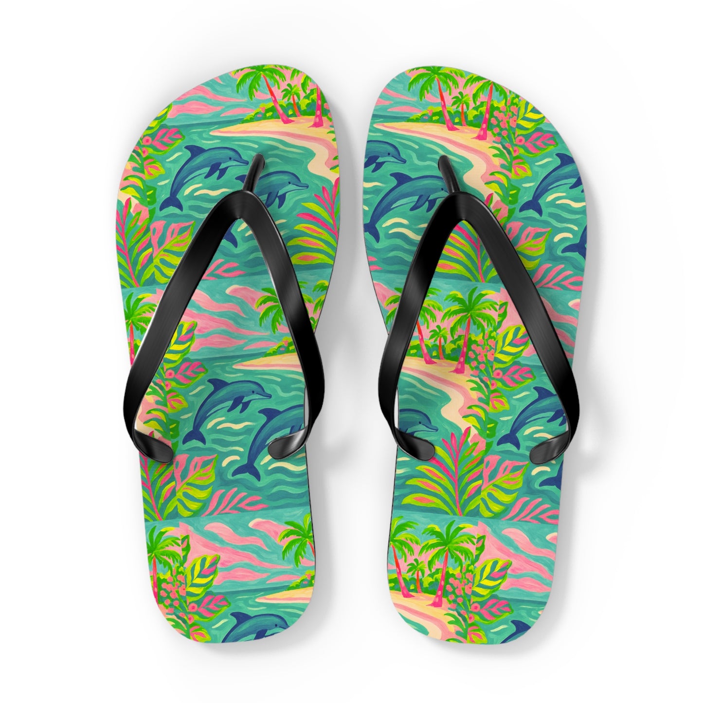 Flip Flops - Jumping Dolphins