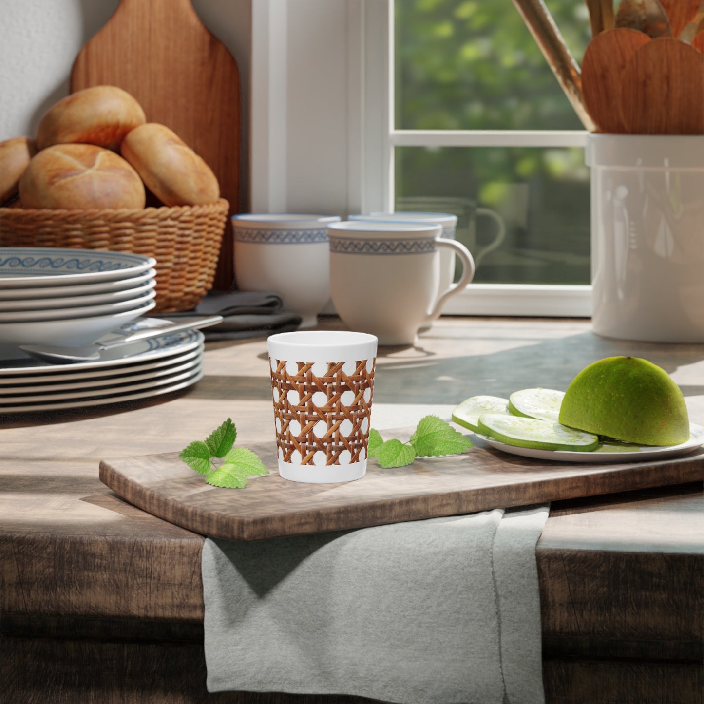 Shot Glass - Beach Chair Wicker, Brown