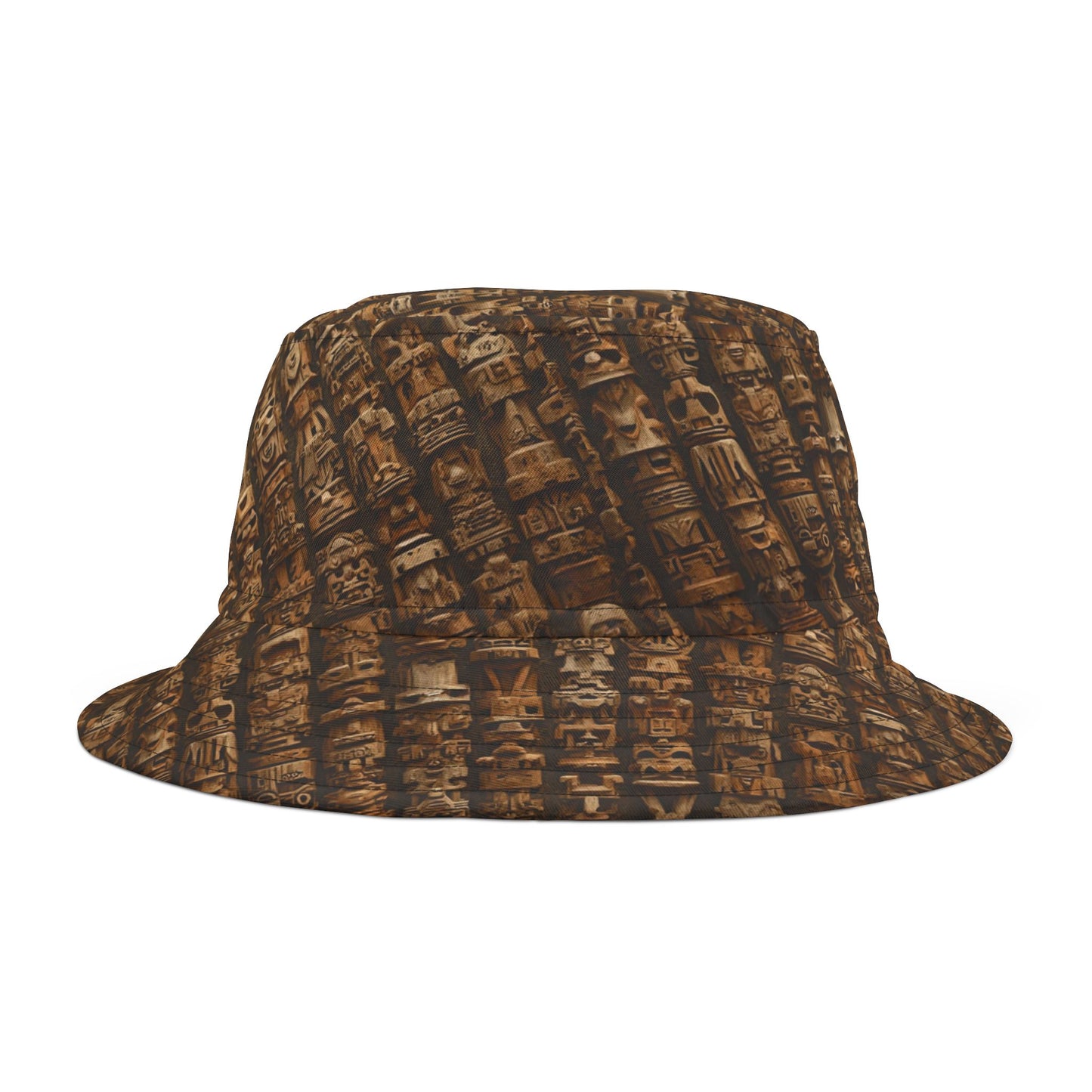Tropical Polyester Bucket Hat, 2 Sizes - Ancient Tiki Totems