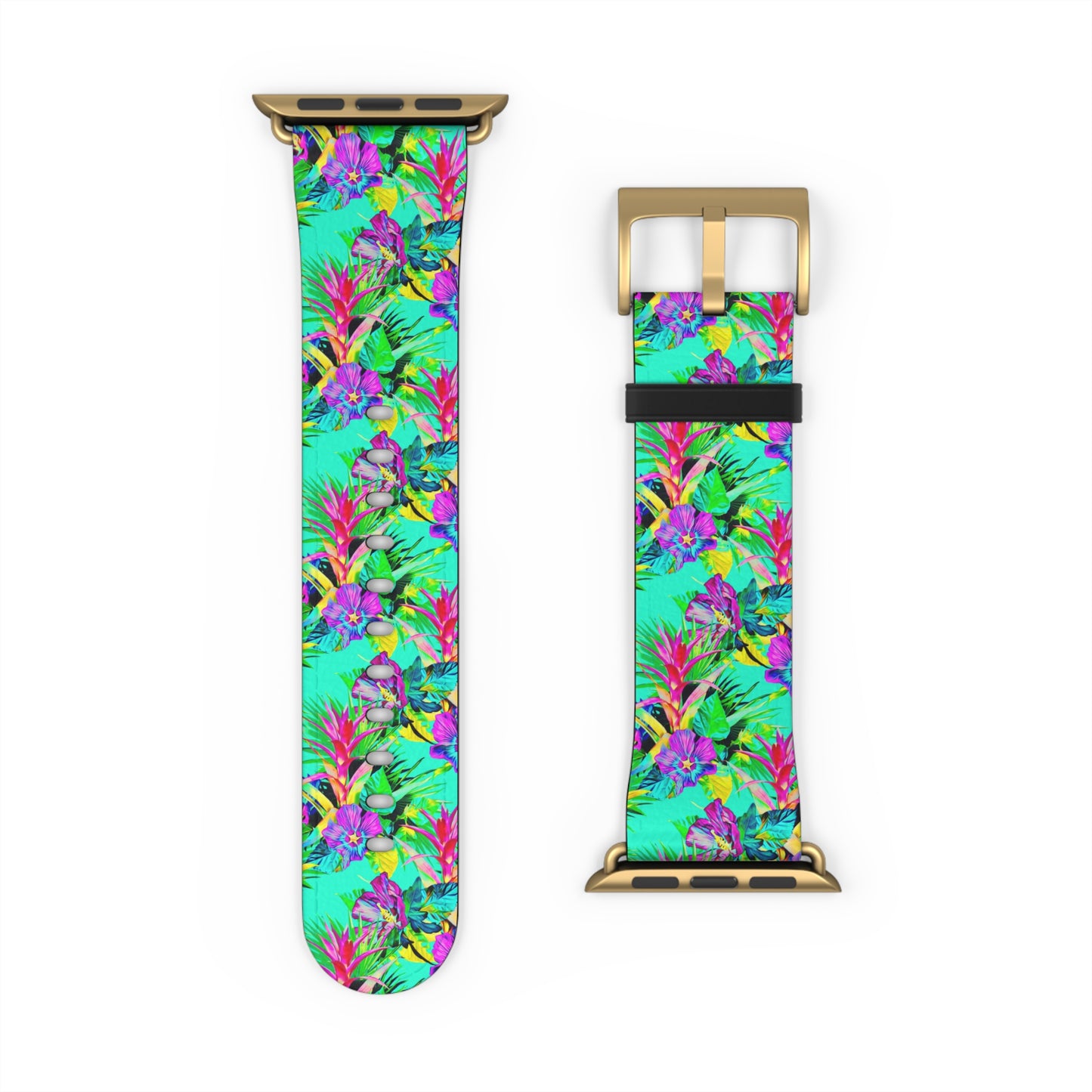 Apple Watch Band - Plant Palooza, turquoise