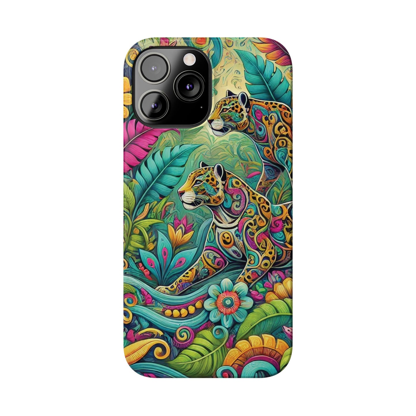 Slim Phone Cases - Jaguar Pop