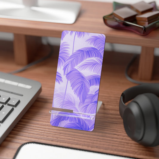 Mobile Display Stand for Smartphones, Palm Serenity, Turquoise