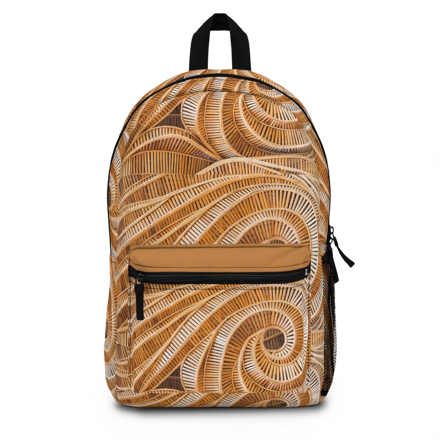 Tropical Backpack  / Natural Bamboo Spiral