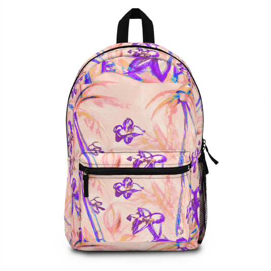 Tropical Backpack  / Tropical Doodles/Peach