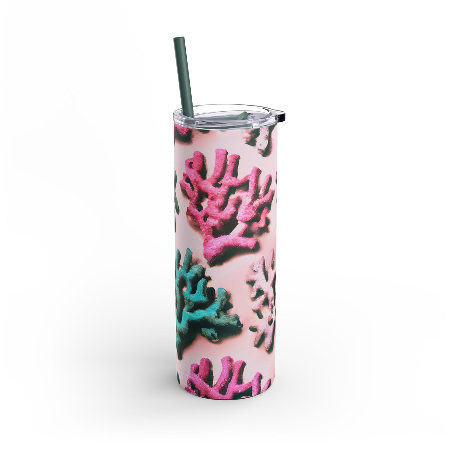 20oz Matte Tumbler, 7 Colors - Stylish Travel Cup - Corals Pink