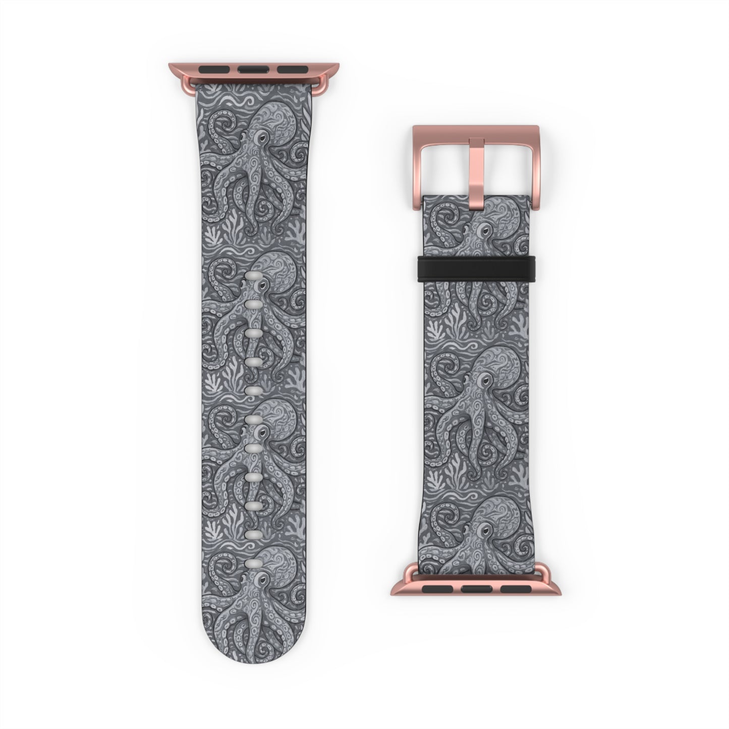 Apple Watch Band - Octopus Kraken Joe, Noir