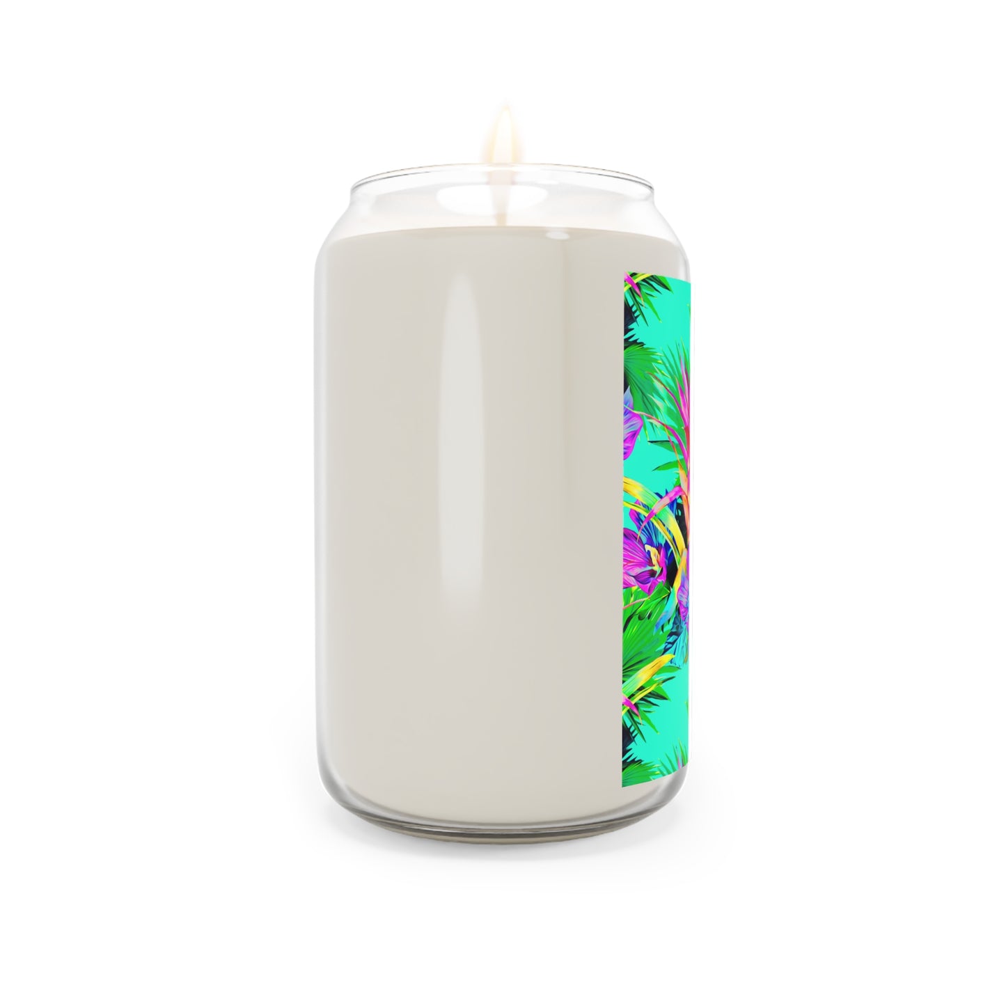 Scented Candle, 13.75oz - Plant-Palooza, turquosie