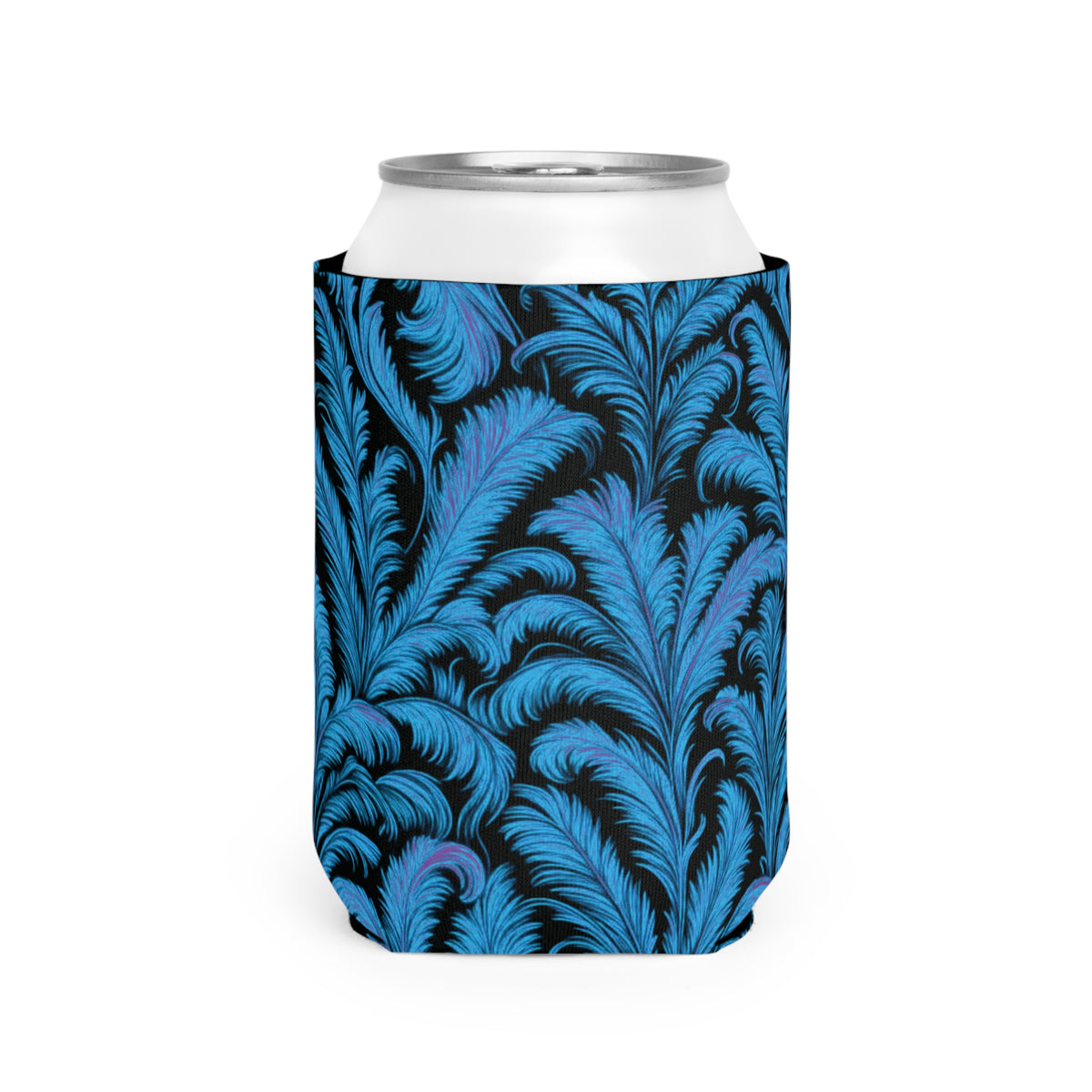 Rocco Blues/Black Can Cooler Sleeve - Perfect for Outdoor Picnics