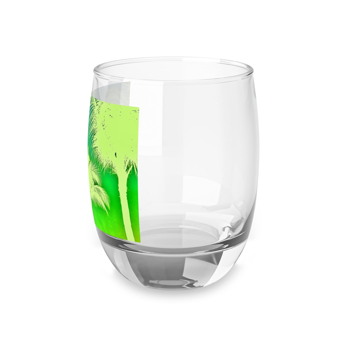 Whiskey Glass, Palm Glow Green