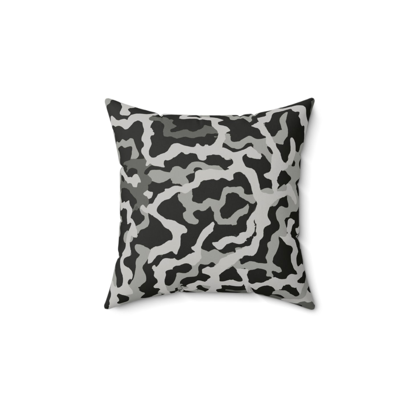 Decorative Pillow - Accent Cushion, 4 Sizes / Coral Threads, Noir