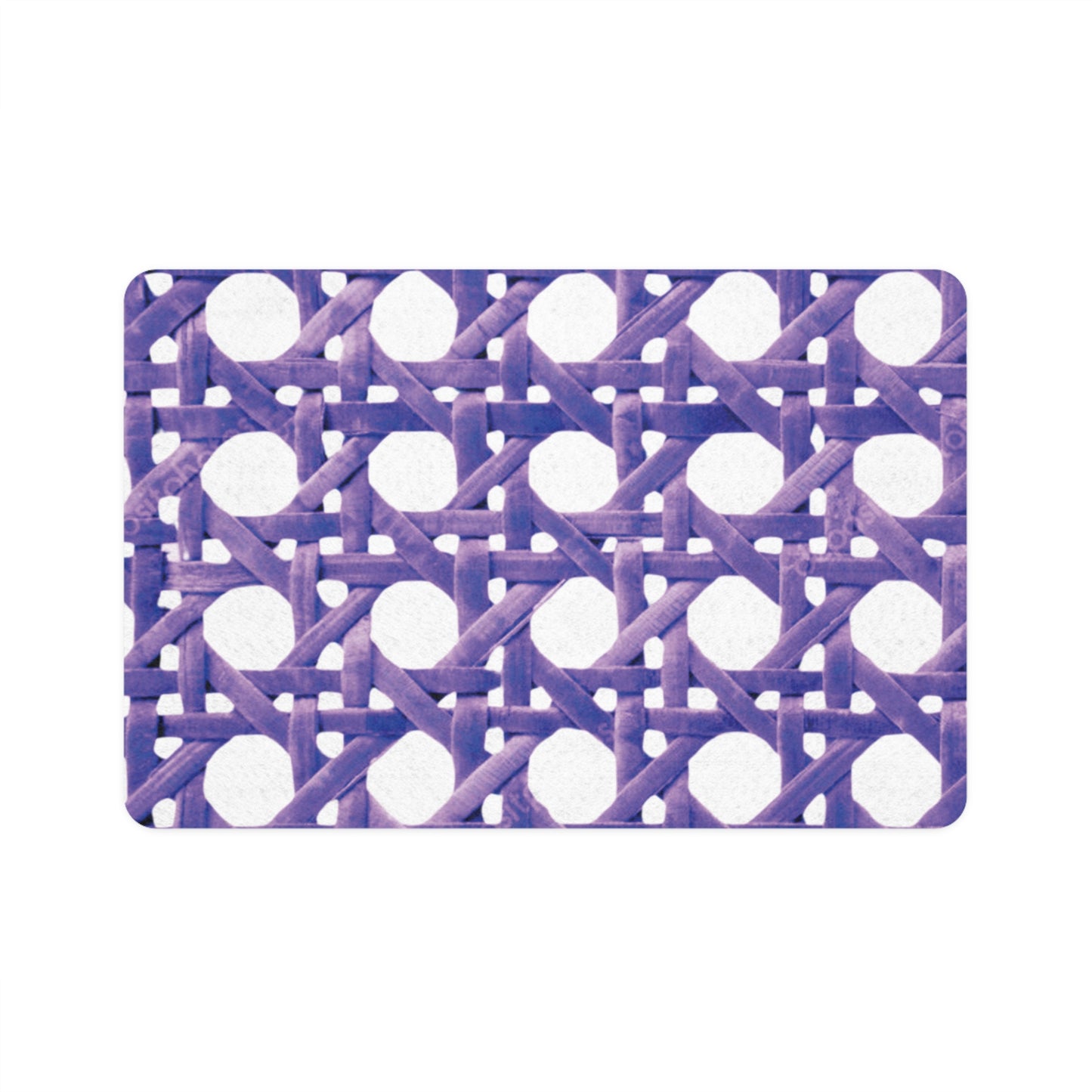 Pet Food Mat (12x18) - Amethyst Beach Chair Wicker