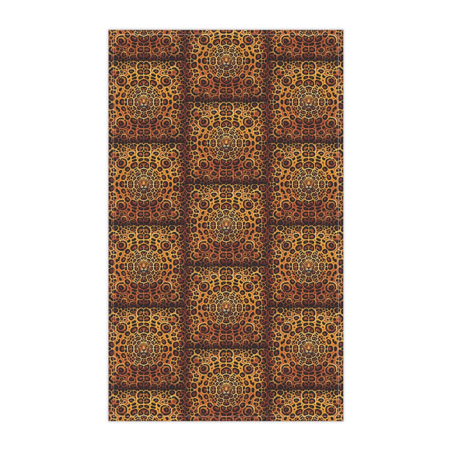 Tea Towels (cotton, poly) / Kaleido Jaguar Spots