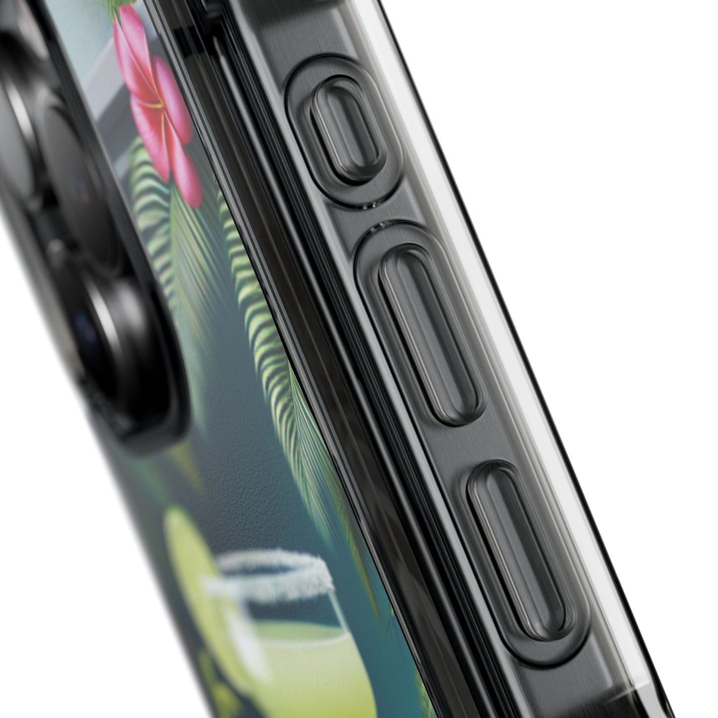 Tropical Margarita Magnetic Clear Phone Case, Many Models