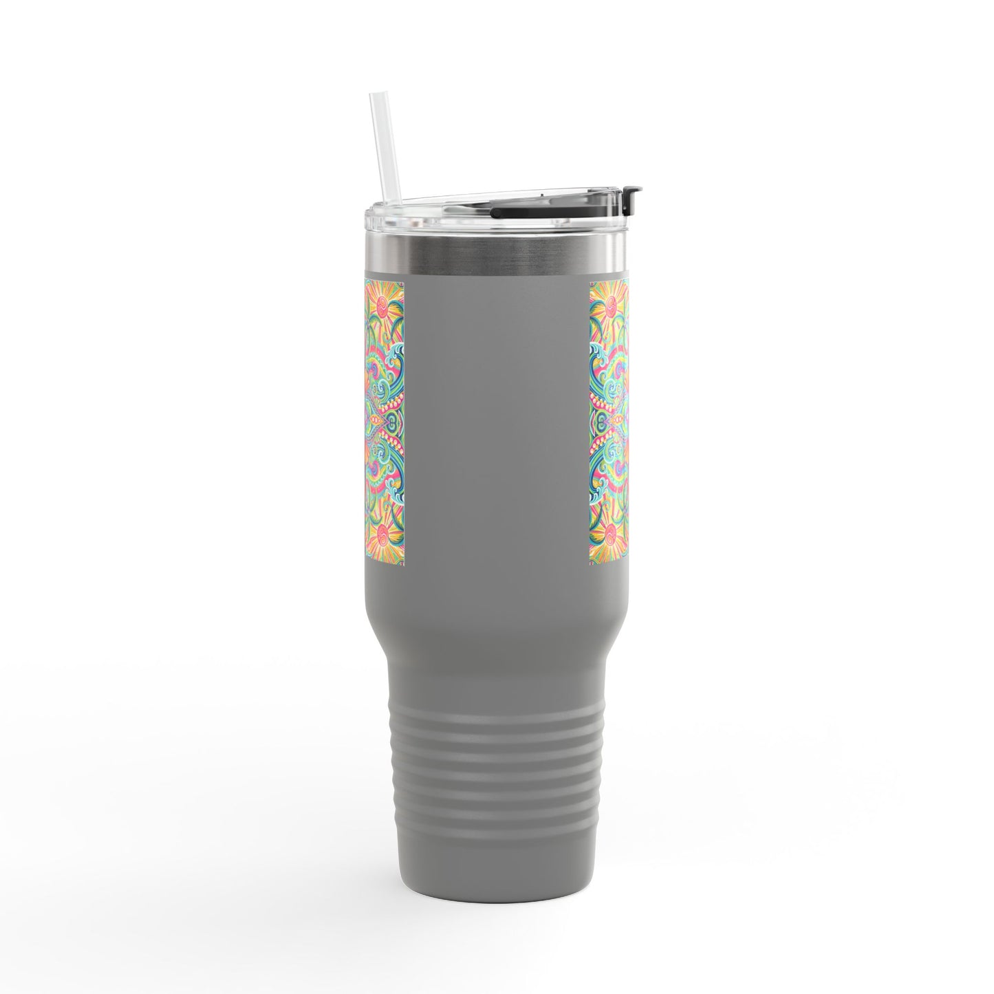 Kaleido Bay Insulated Travel Mug - 40oz - Perfect for Outdoor Adventures
