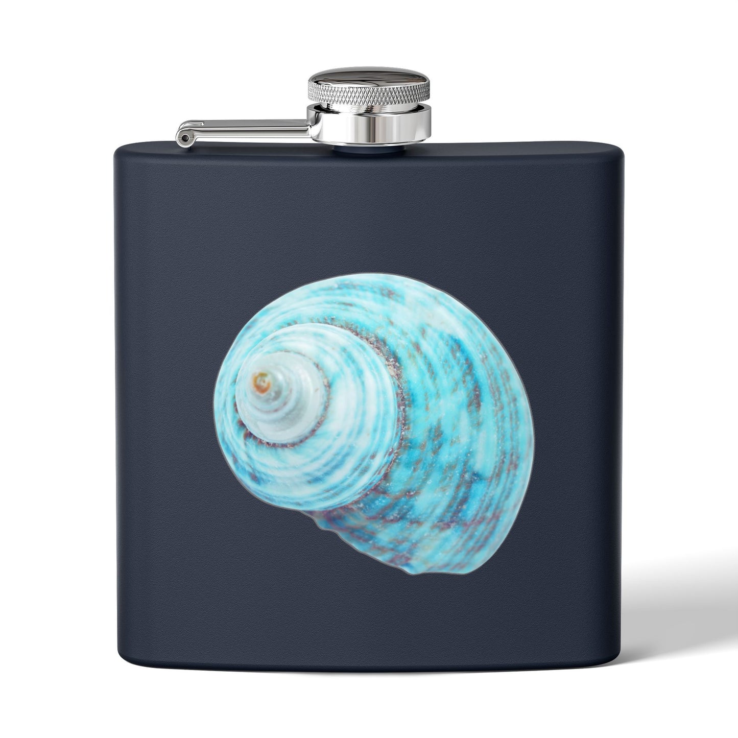 Tropical Stainless Steel 6 oz. Flask, Many Colors  – Real Jade Turbo Shell