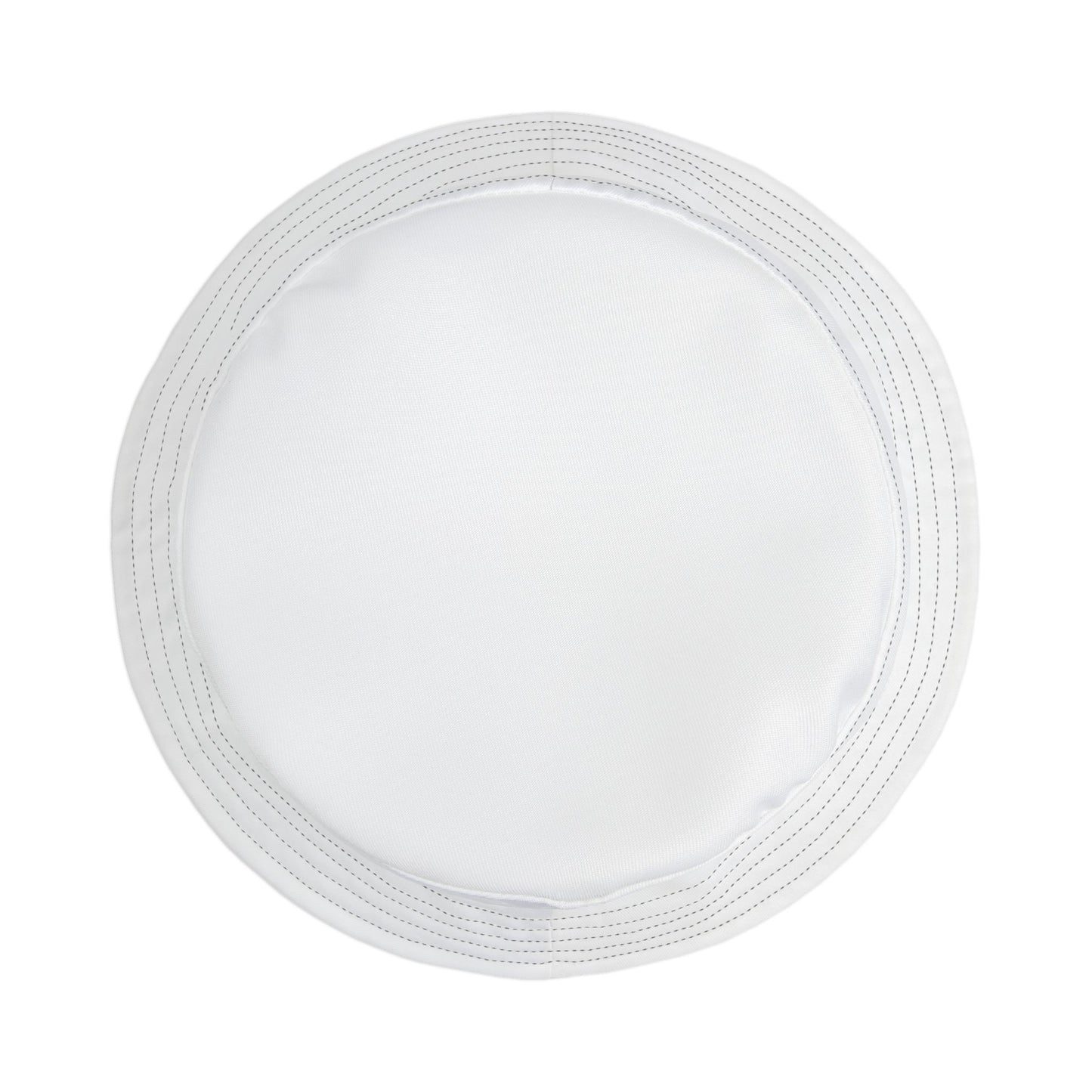 Tropical Polyester Bucket Hat, 2 Sizes - Young Palms/White