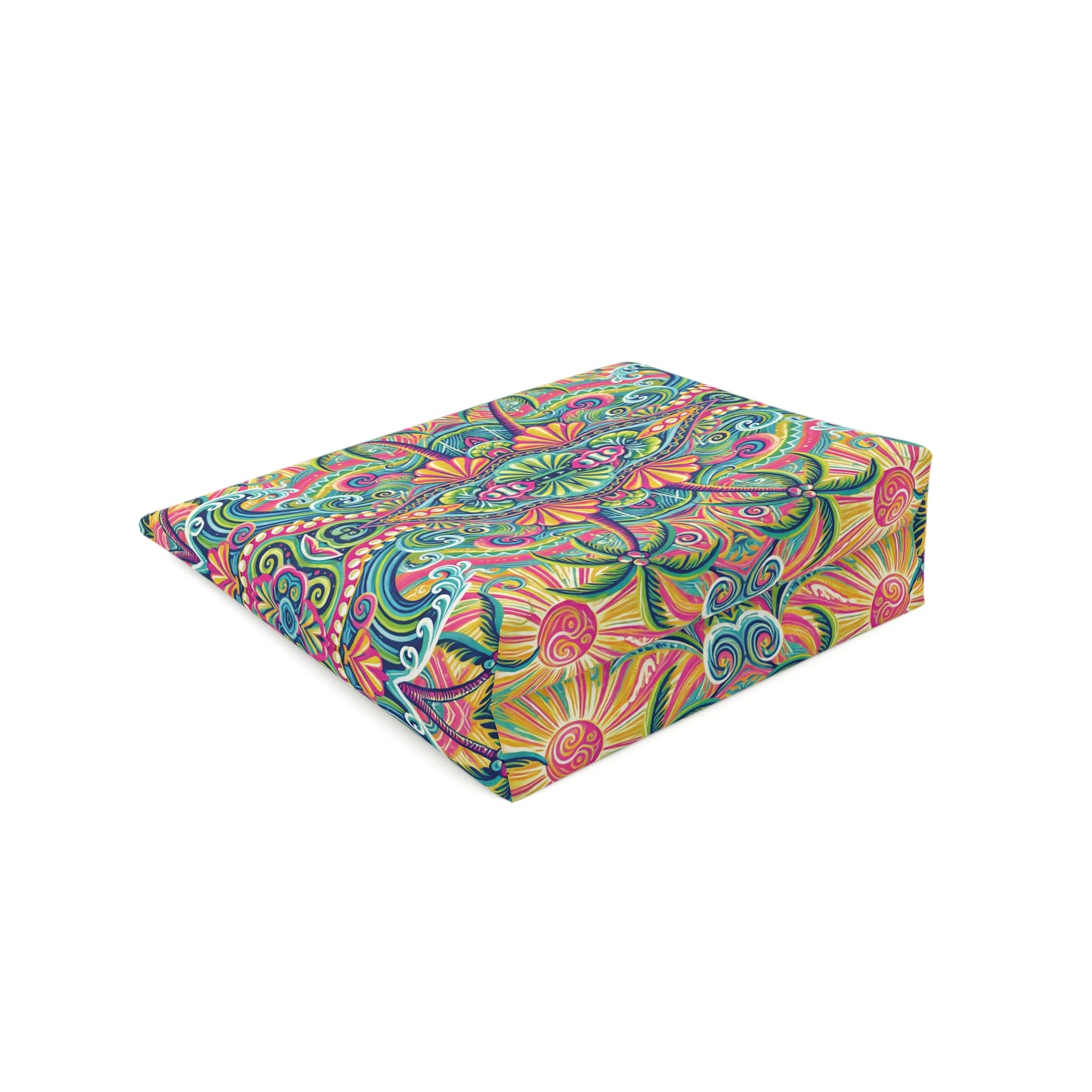 Tropical Cotton Cosmetic Bag, Makeup Pouch, 5 Sizes / Kaleido Bay