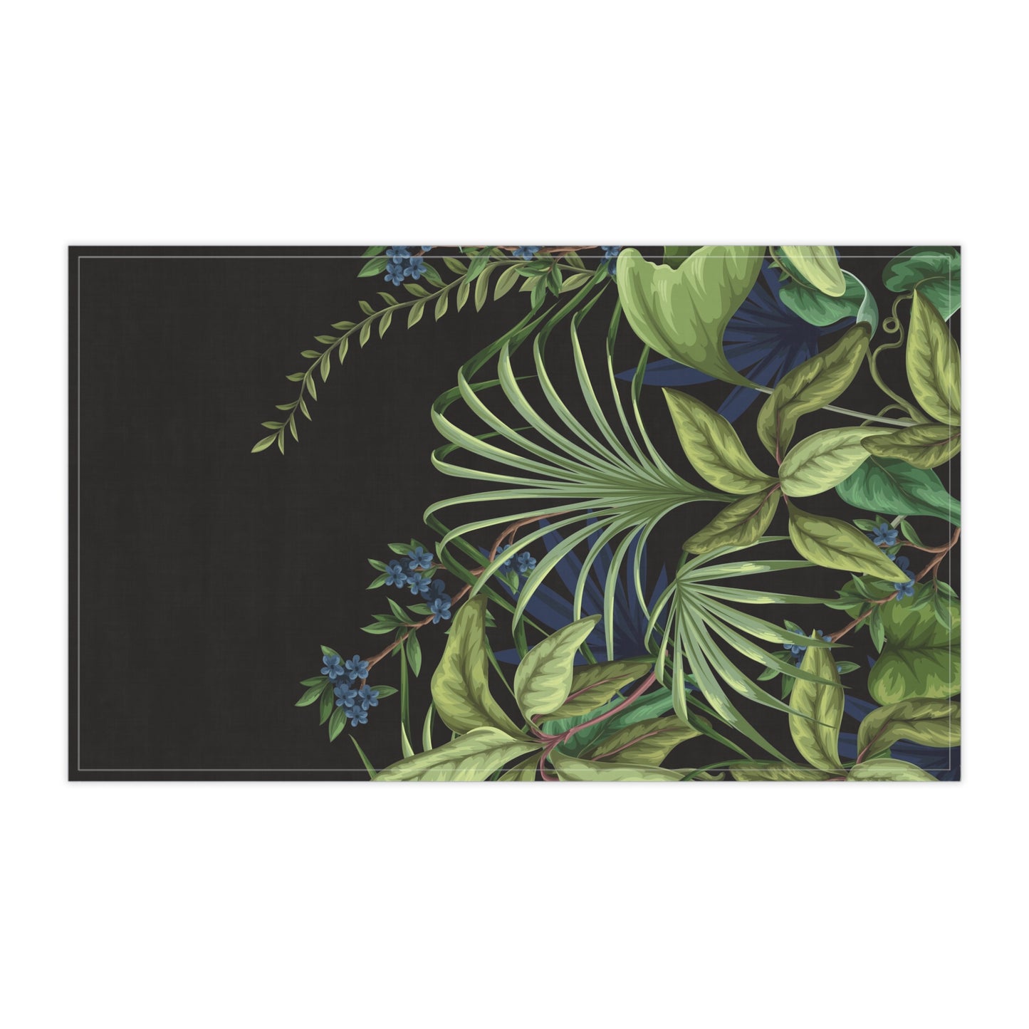 Tea Towels (cotton, poly), Midnight Jungle