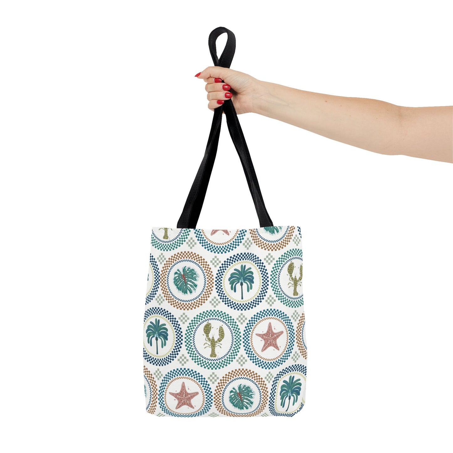 Mosaic Tropi Sealife Tote Bag - 3 Sizes