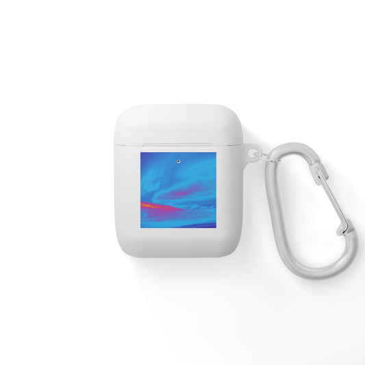 AirPods and AirPods Pro Case Cover - Cold Ocean Lights, turquoise