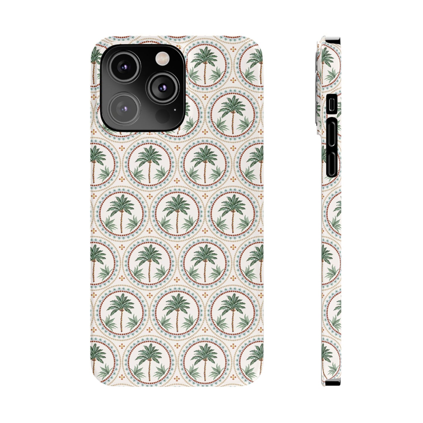 Slim Phone Cases - Mosaic Palm Tree