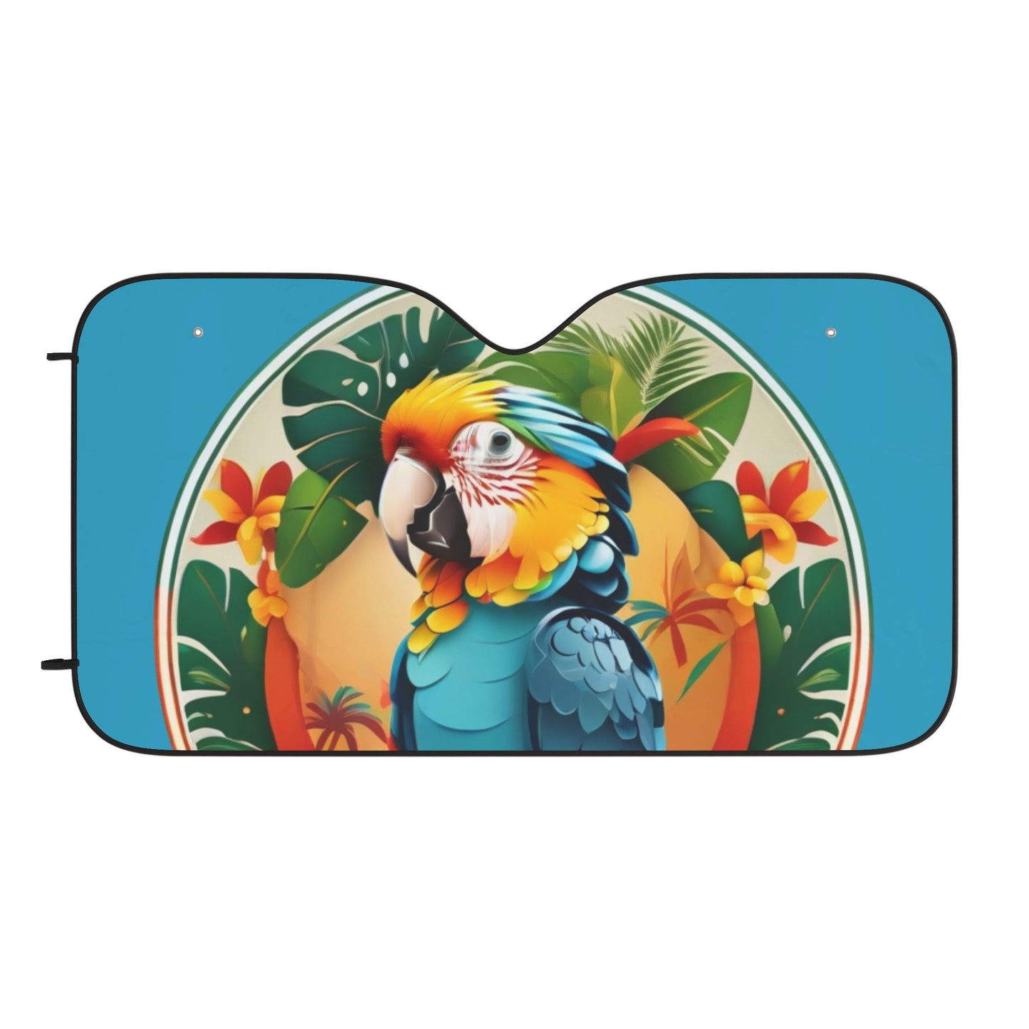 Tropical Car Sun Shades / Parrot Beauty