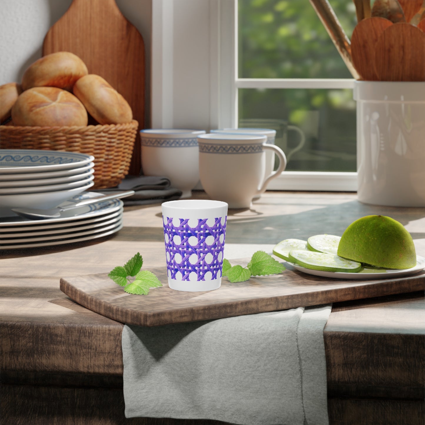 Shot Glass - Beach Chair Wicker, Amethyst