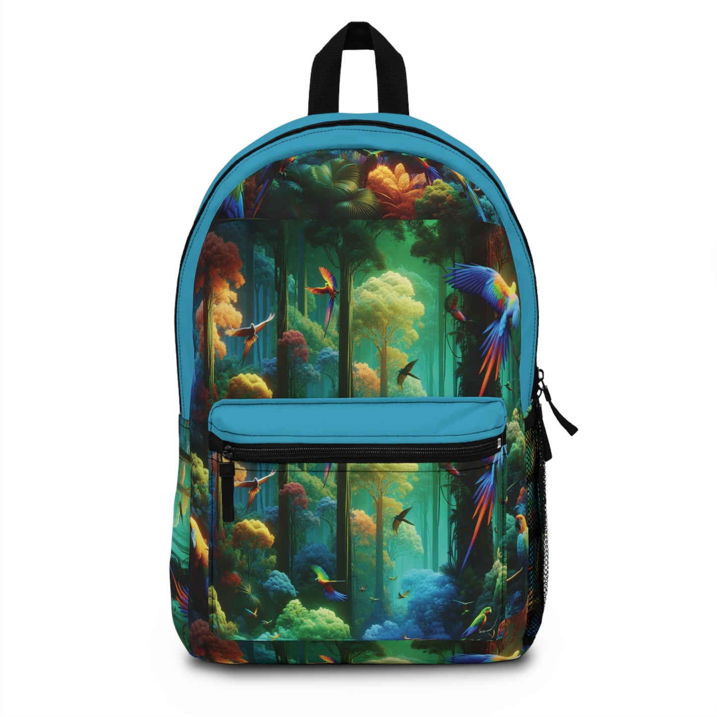 Tropical Backpack  / Rainforest Flight School, Turquoise