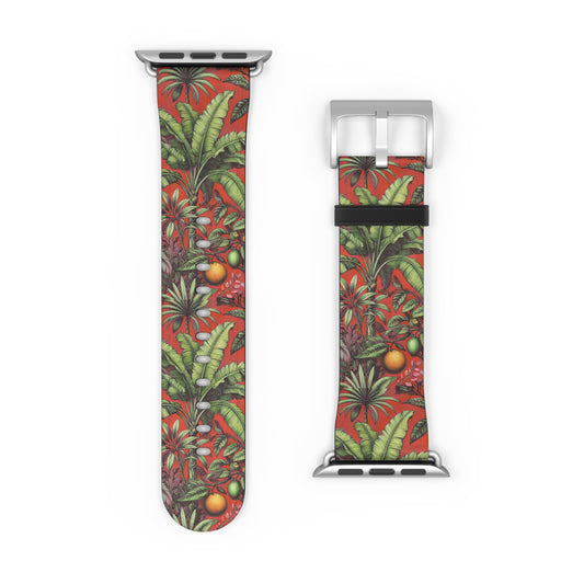 Apple Watch Band - Tropical Fruit, Red