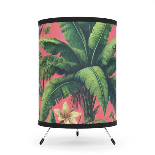 More Tropical Fruit/Coral Tripod Lamp with Artistic High-Res Shade - Perfect for Home Décor