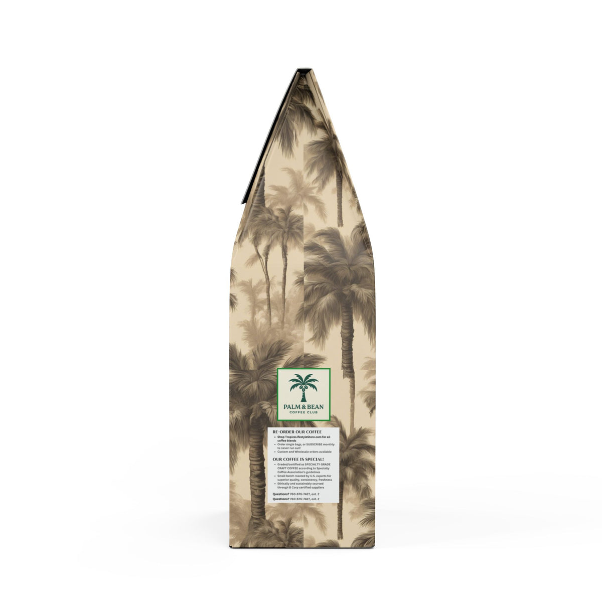 Black Coral Blend™ (Dark French Roast) Specialty Grade Craft Coffee / Lisa's Fluffy Palms