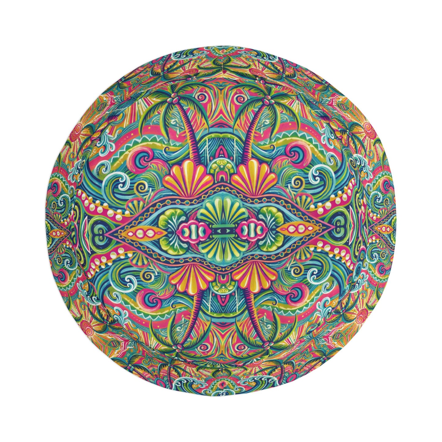 Tropical Polyester Bucket Hat, 2 Sizes - Kaleido Bay