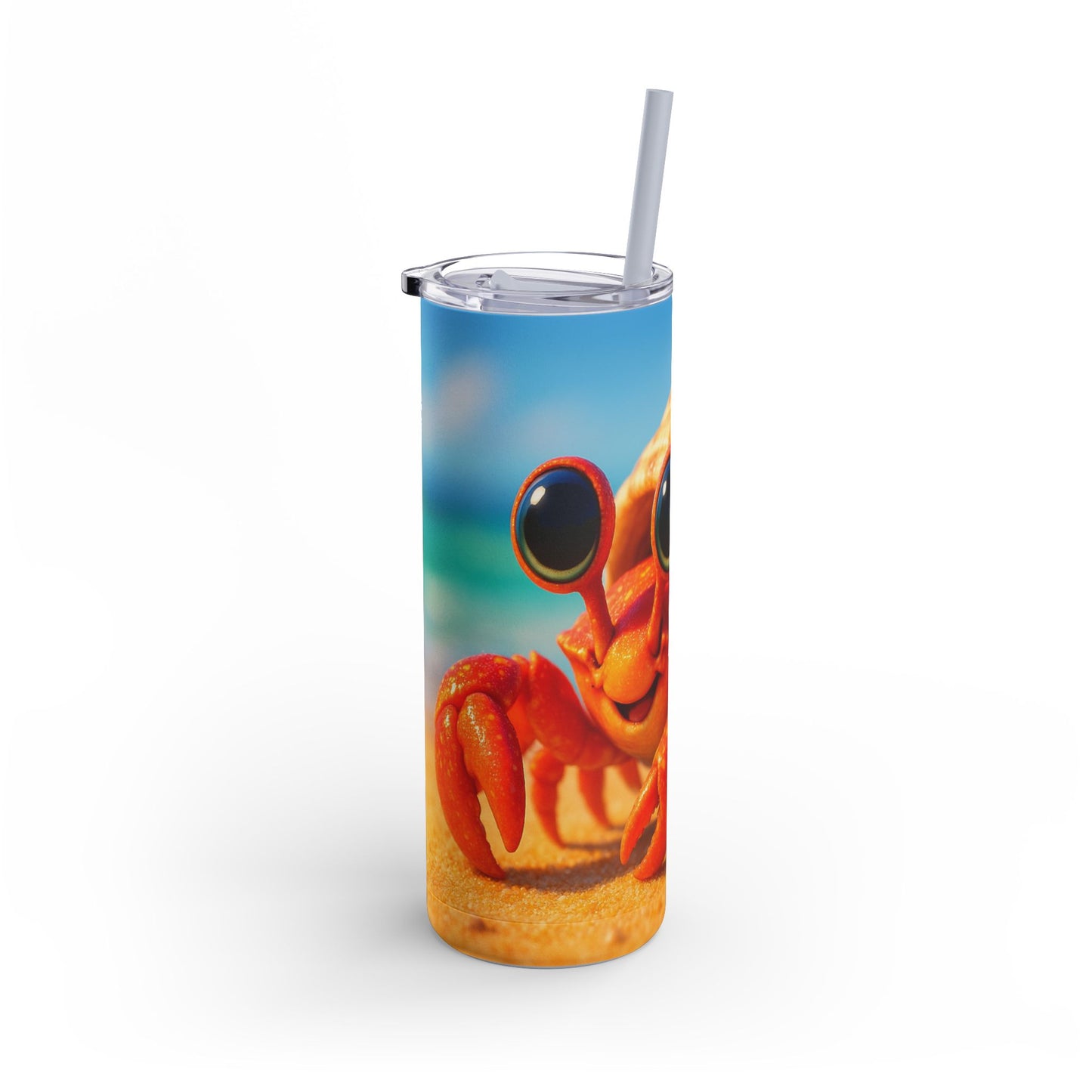 20oz Matte Tumbler, 7 Colors - Stylish Travel Cup - Baby Hermit Crab