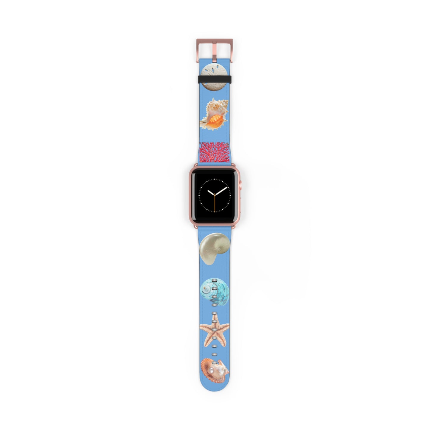 Apple Watch Band - Real Seashell Collection, lt blue