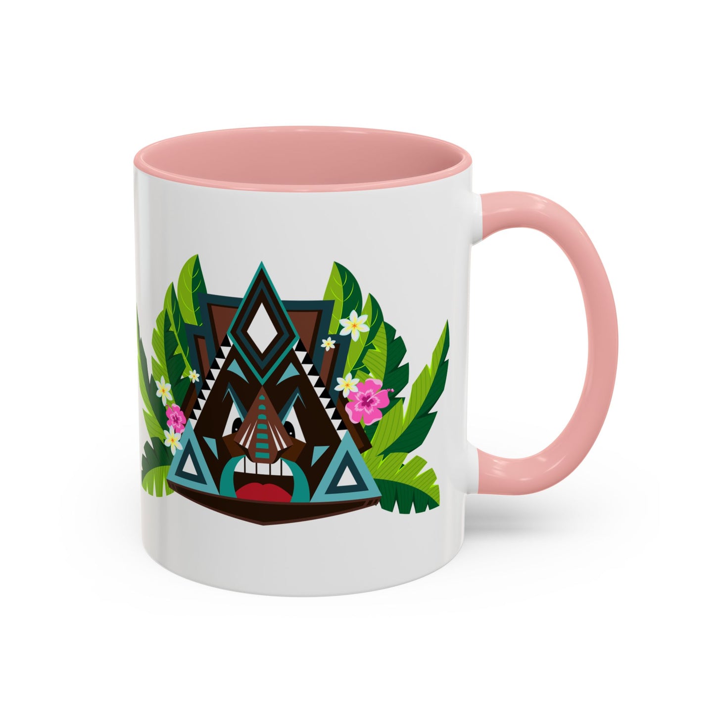 Accent Coffee Mug (11, 15oz), 8 Colors - Tiki Boss Kai