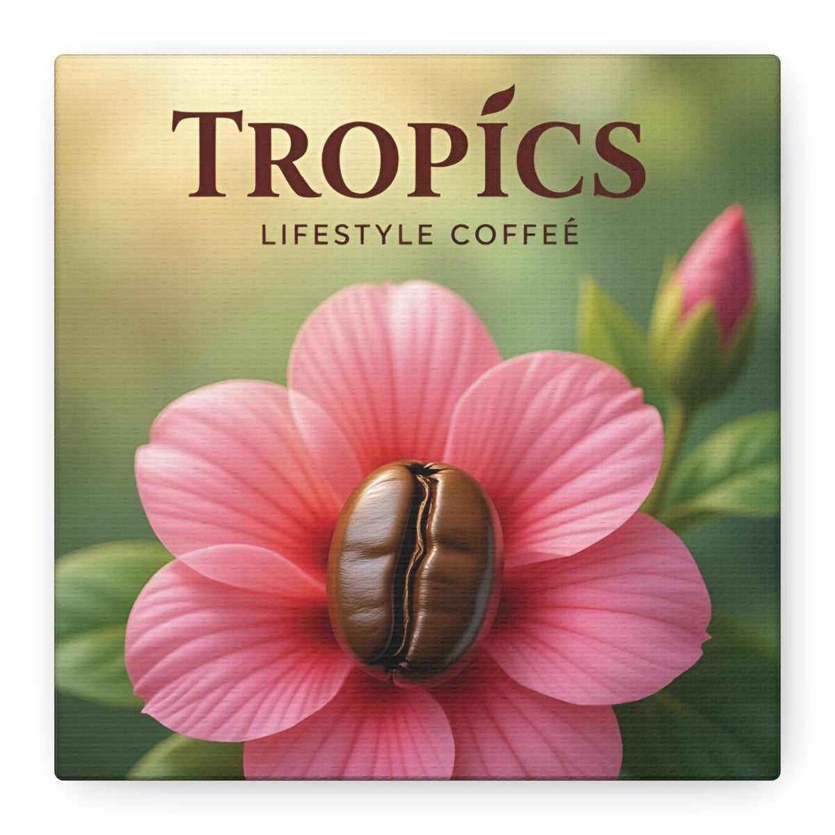 Tropical Matte Canvas ~ Coffee Bloom