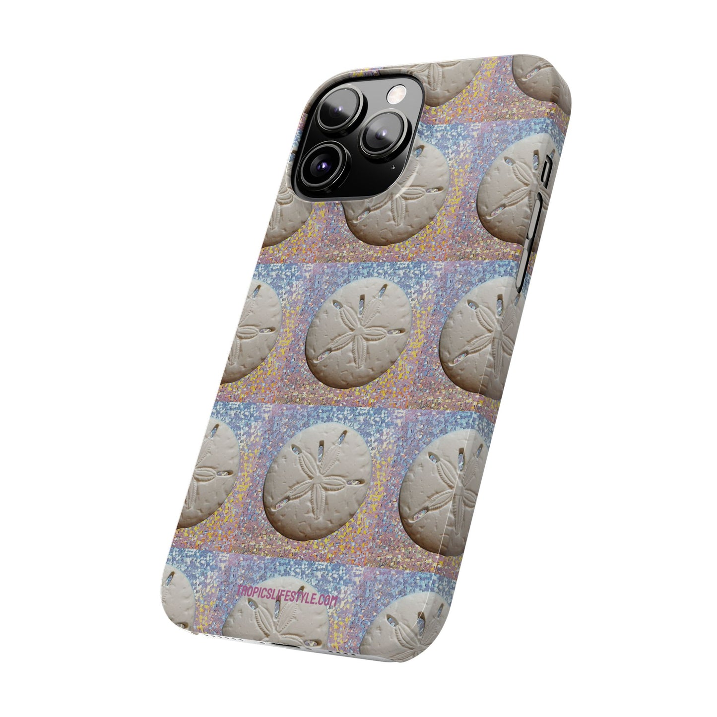 Slim Phone Cases - Disco Sand Dollar