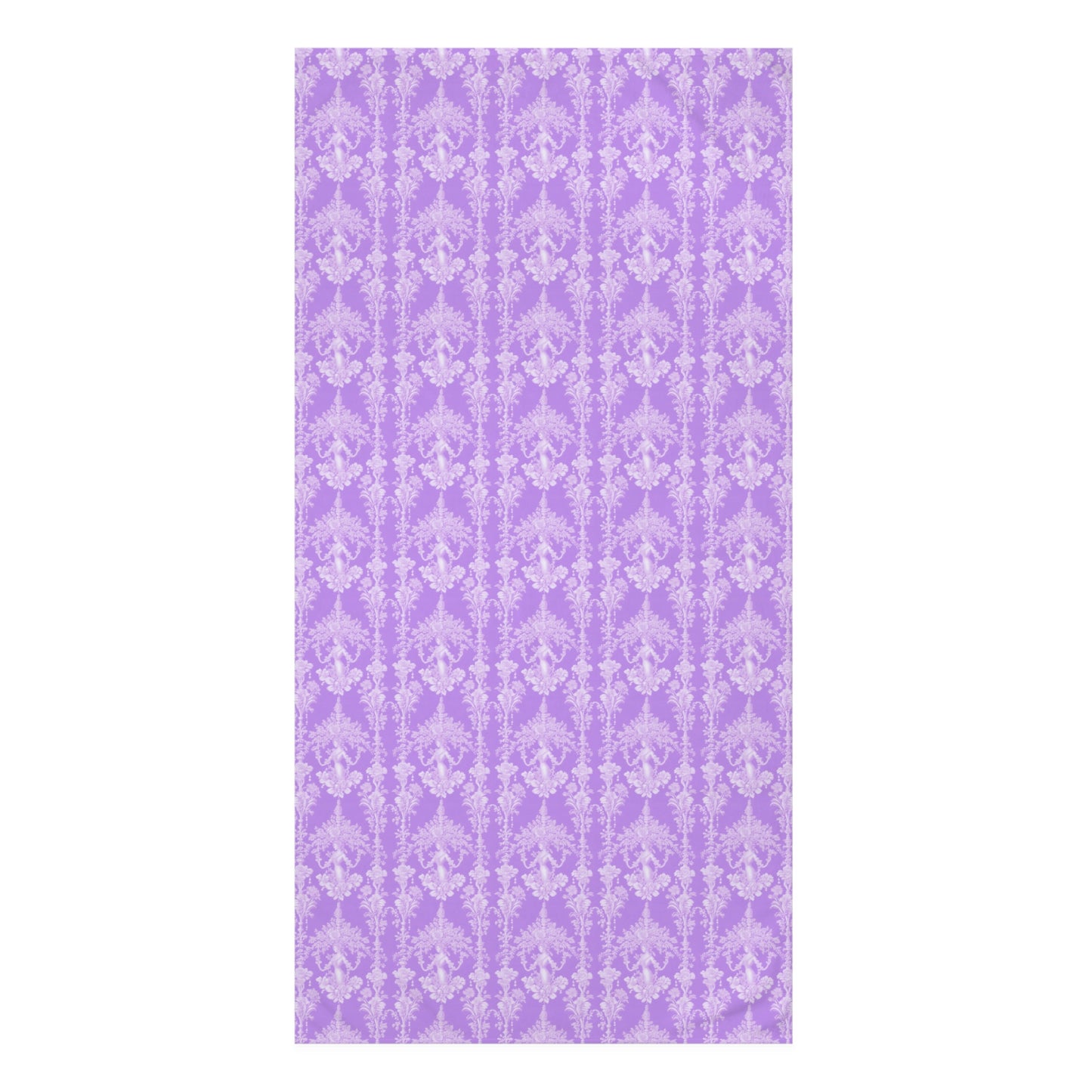 Tropical Mink-Cotton Towel, 30" x 60" - Soft & Absorbent, Pearl Lady Toile/Lavender