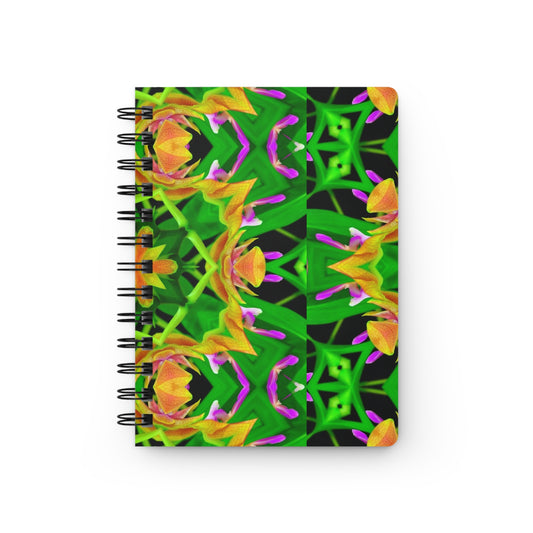 Spiral Bound Journal - Orchid Kaleidoscope #1