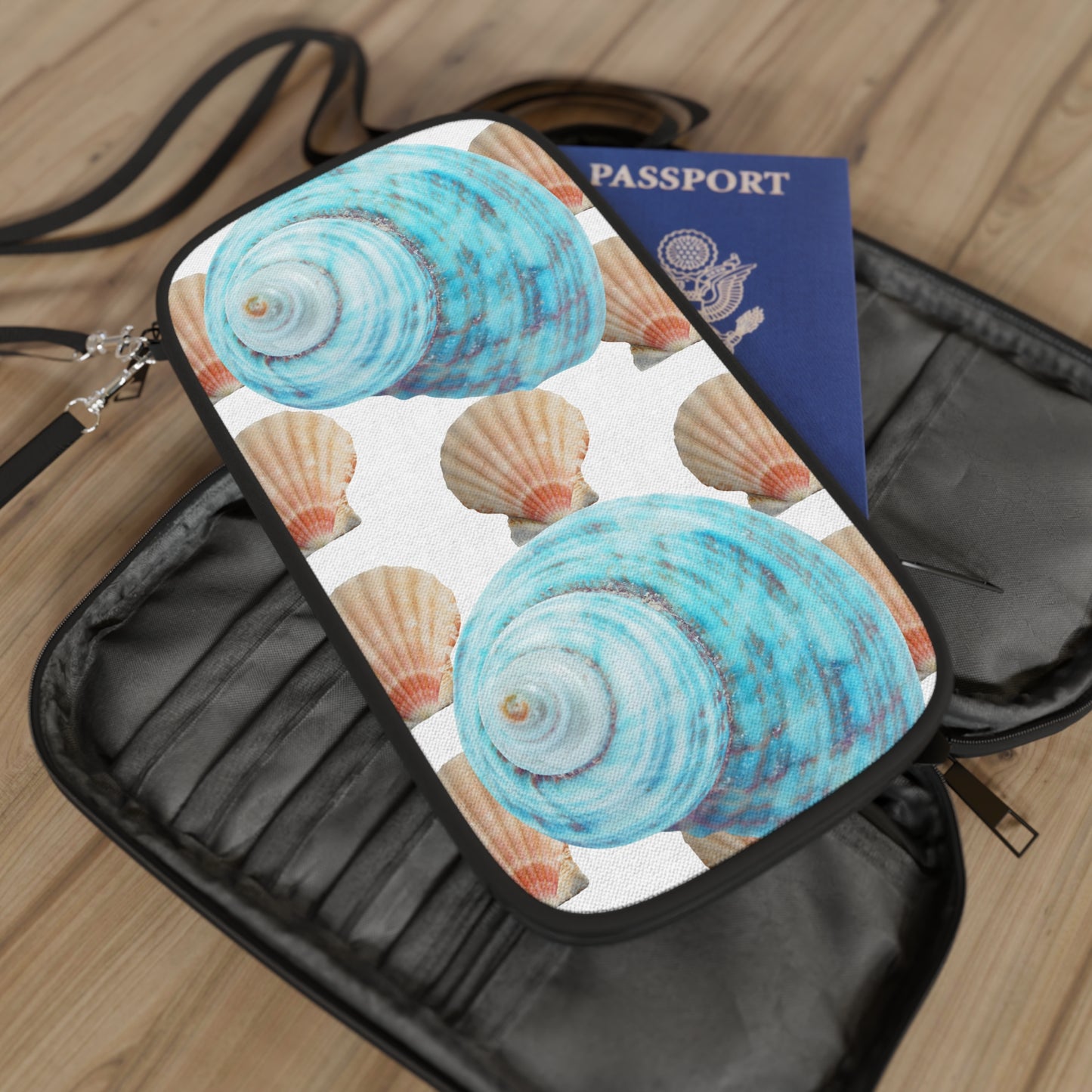 Passport Wallet – Perfect for Travelers & Adventurers / Shellmania Blue