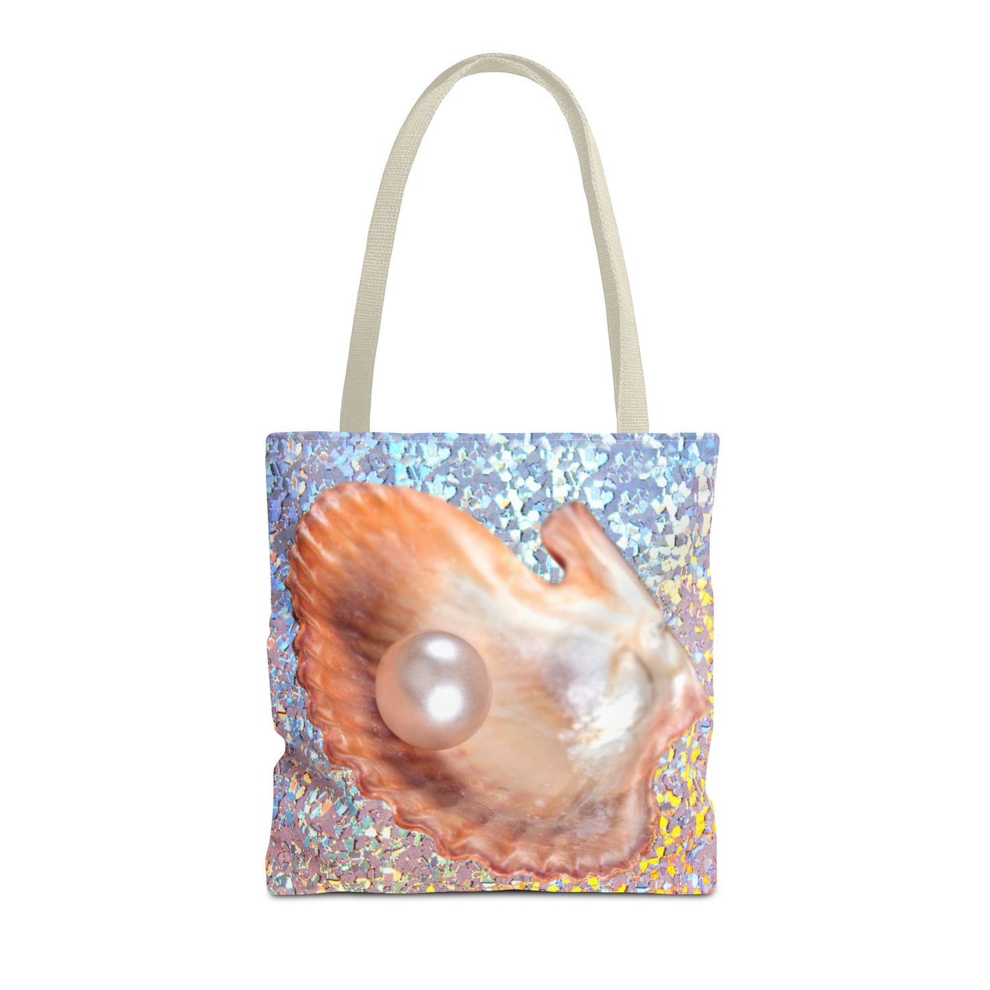 Disco Peach Pearl & Shell Tote Bag - 3 Sizes